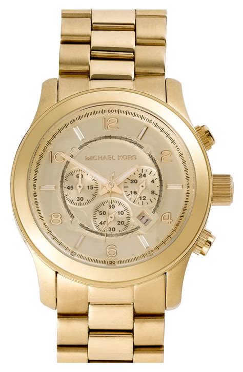 michael kors oversized mens watch|michael kors runway chronograph.